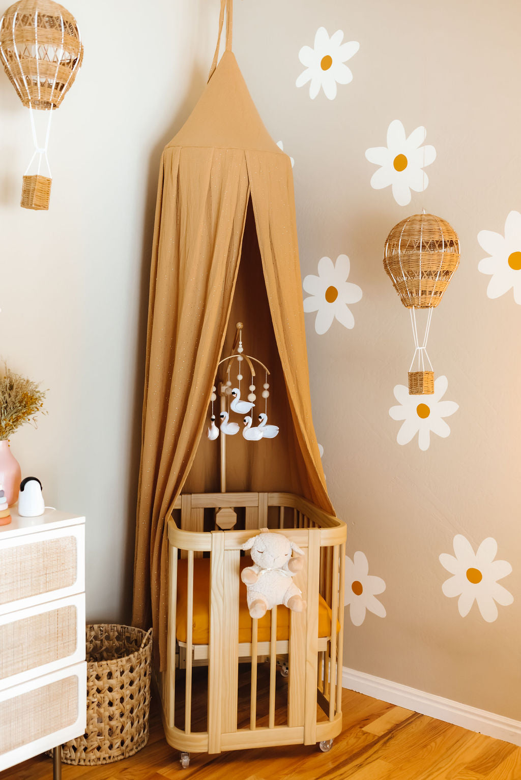 A Delicate, Dainty, Daisy-Filled Nursery