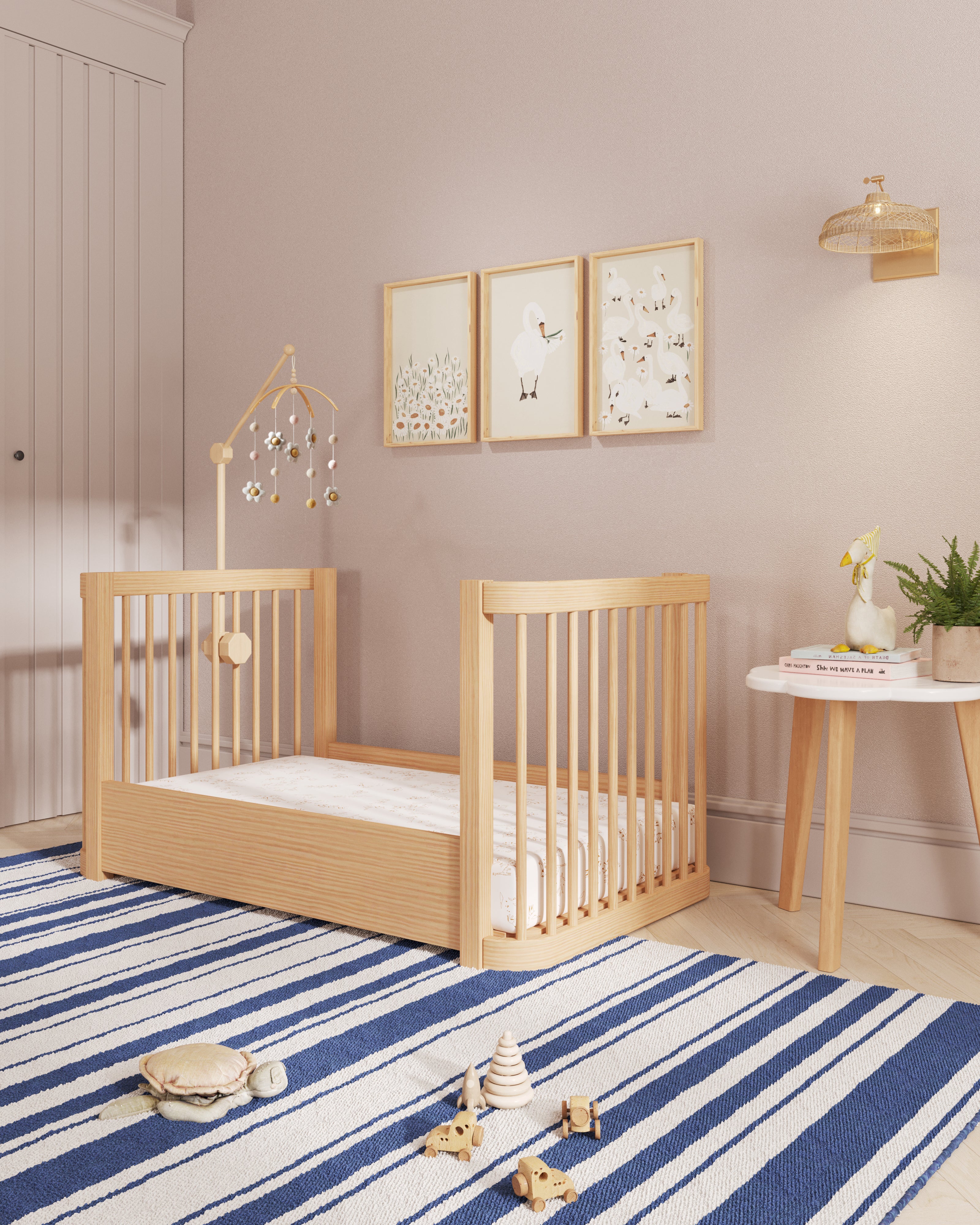 Crib into bed on sale