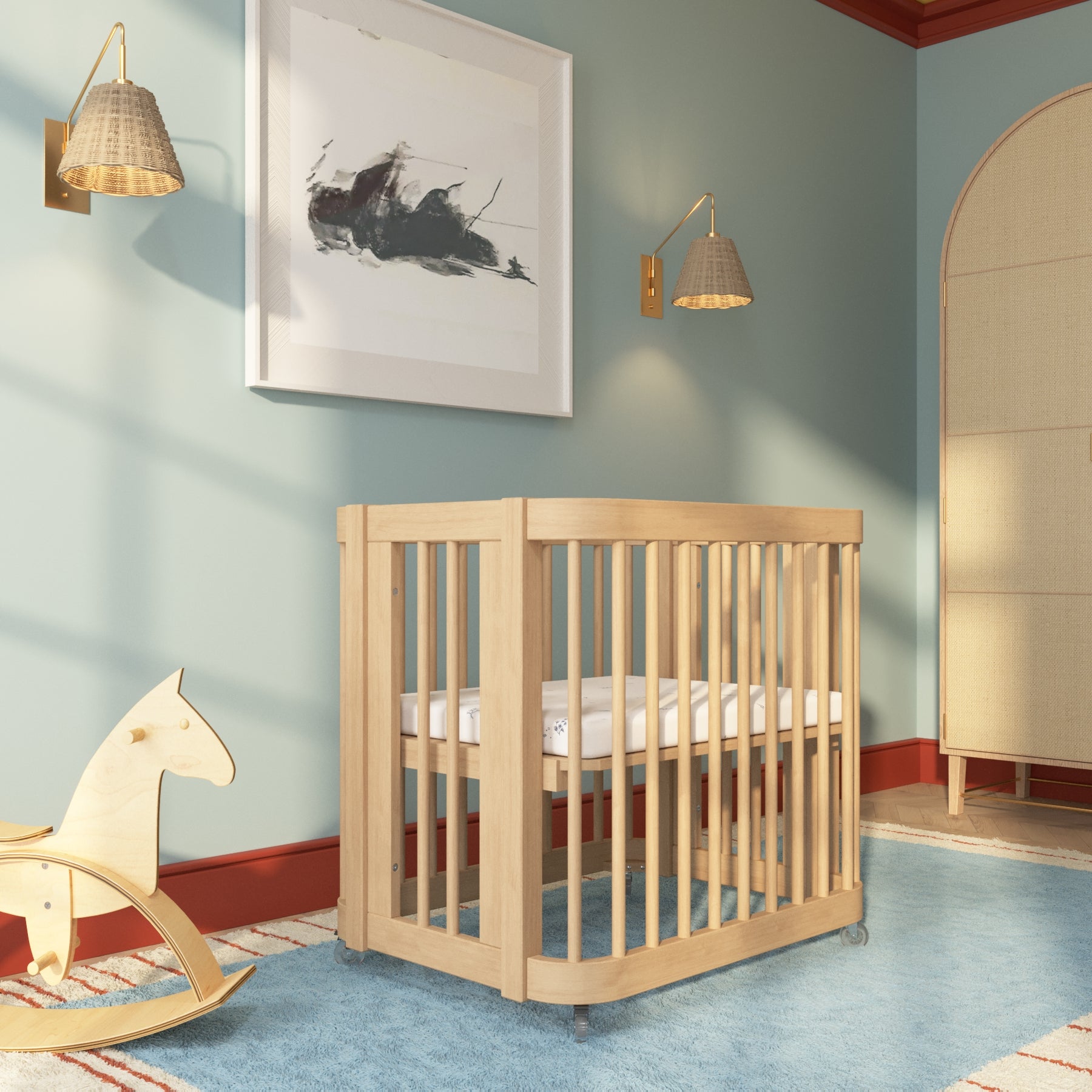 Narrow cribs best sale