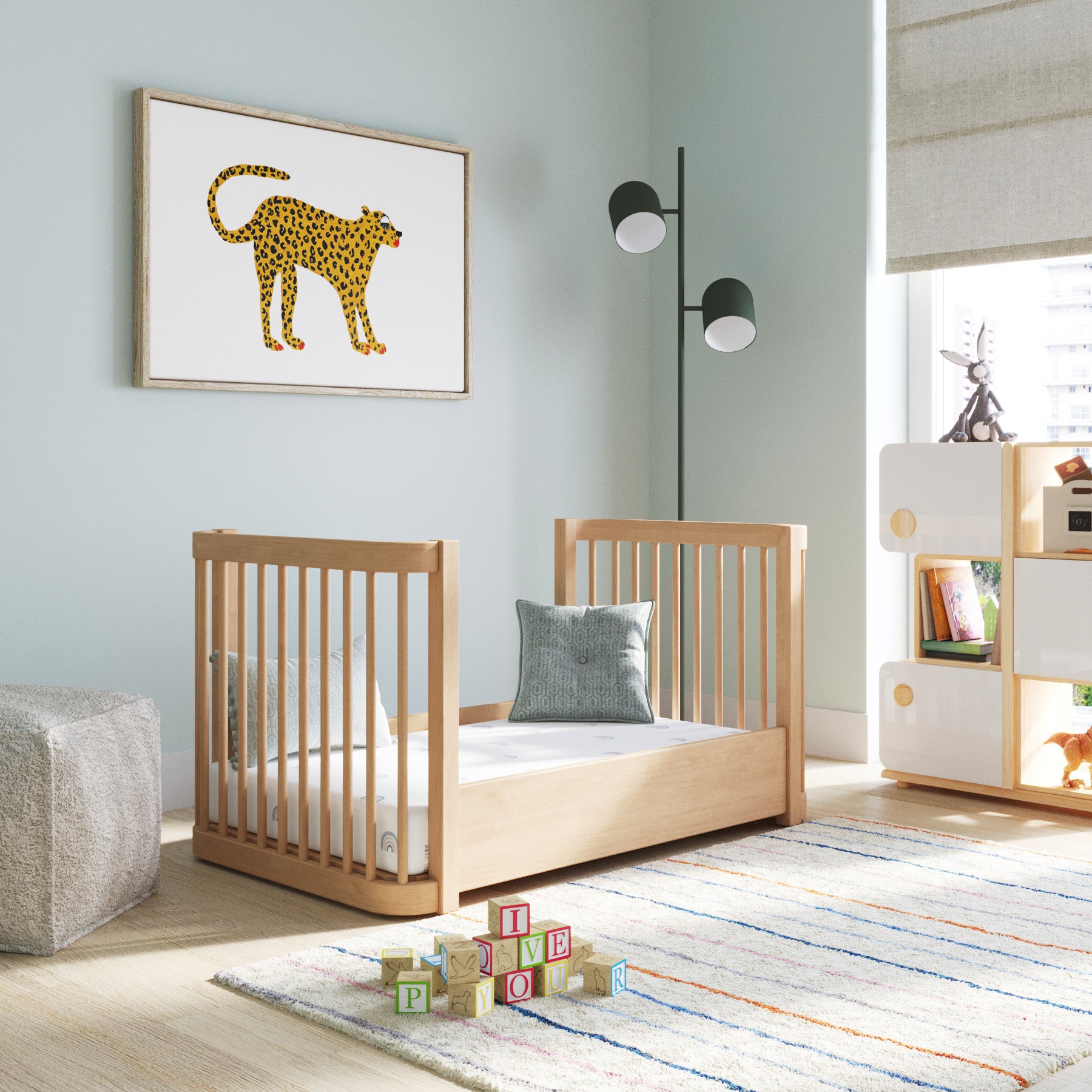 Light hotsell oak crib