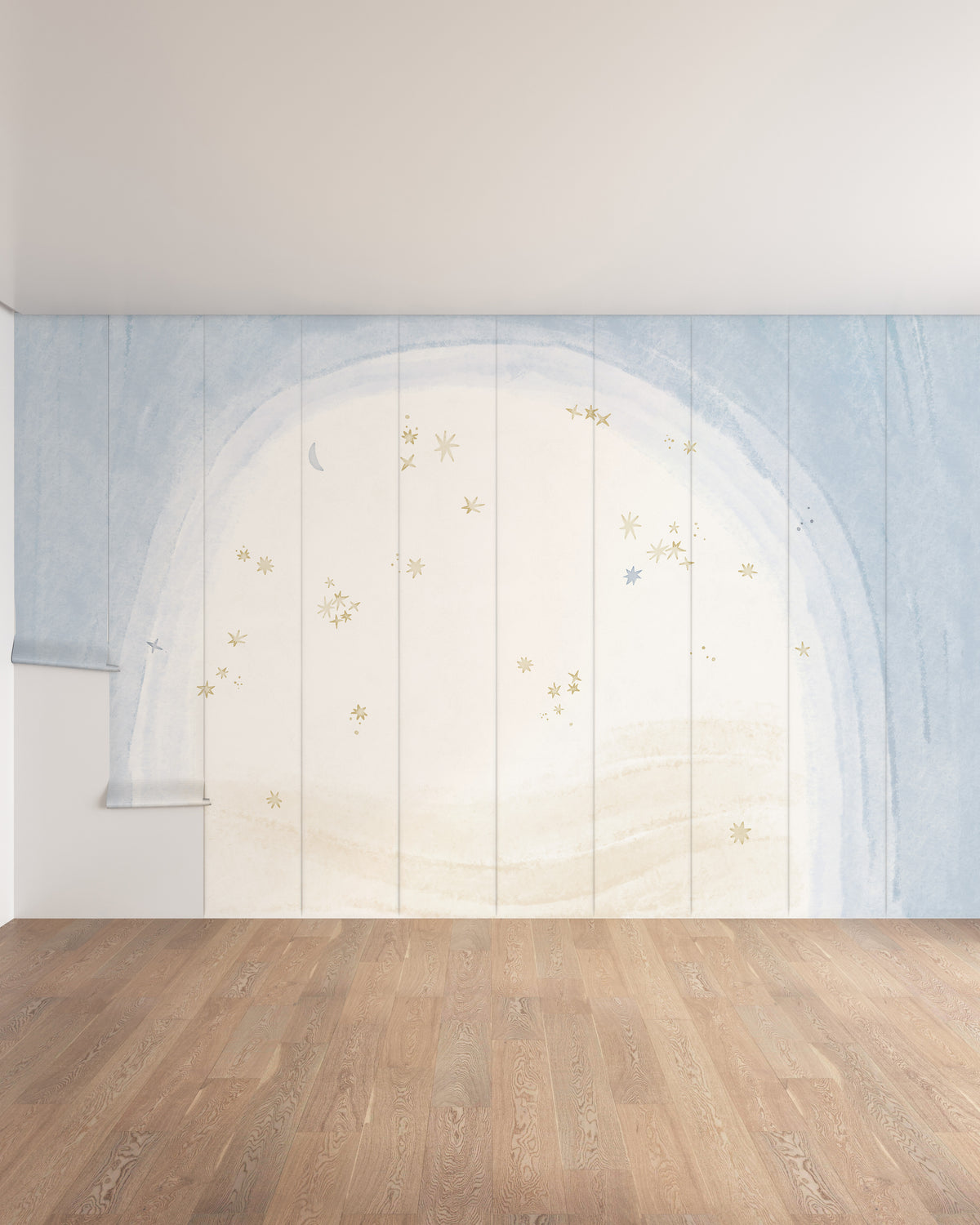 Cloudless / 10 Panels (16.7 ft W x 10 ft H)