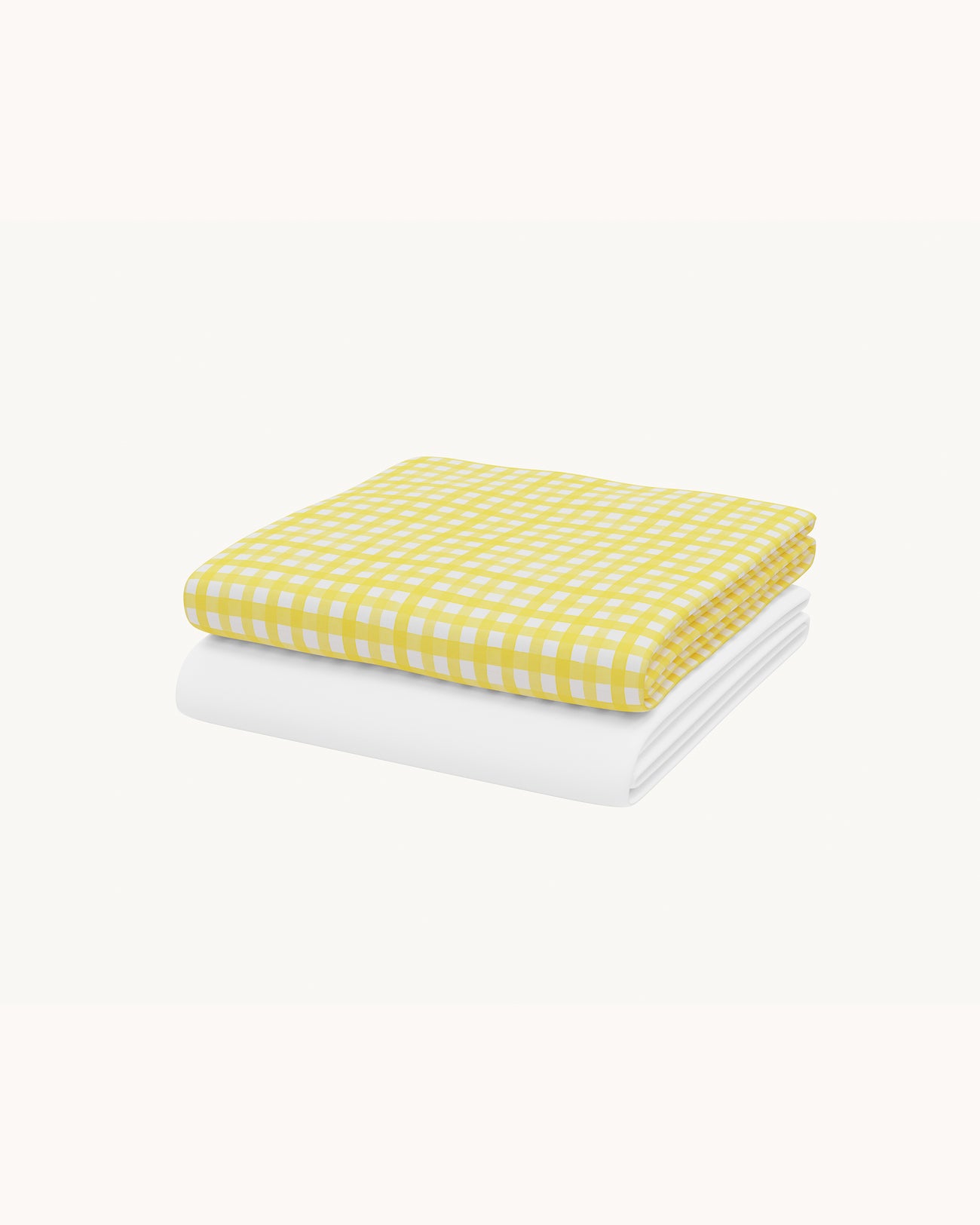 Gingham Crib Sheet Set