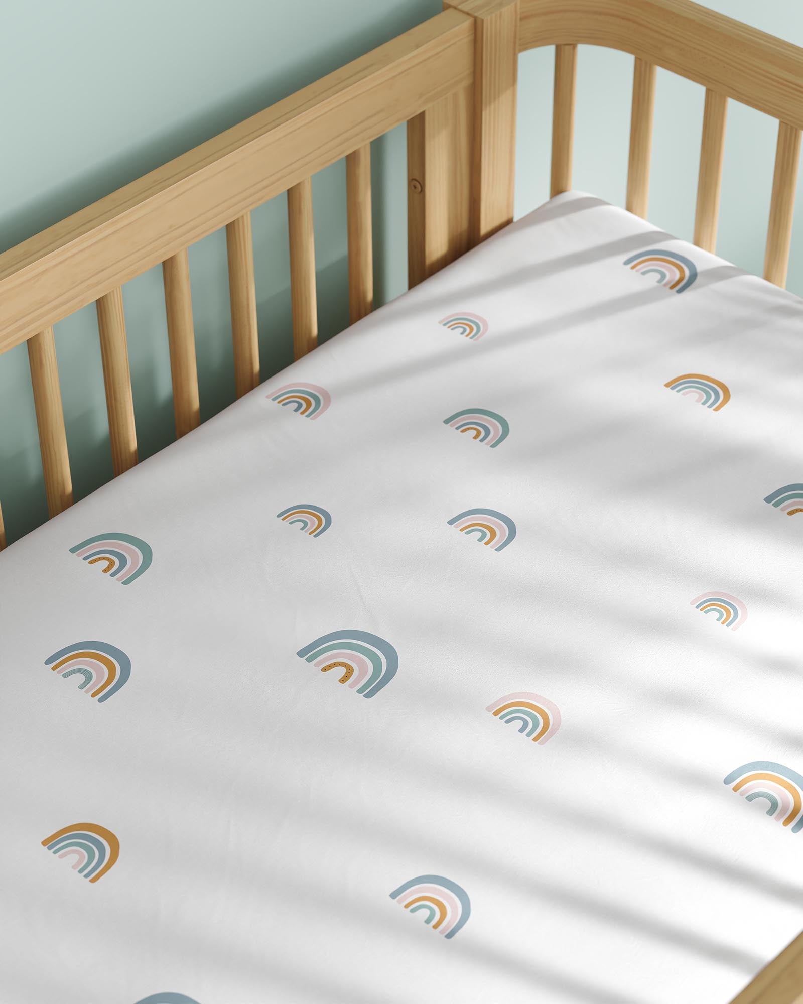 Arches Sheet Set Organic Crib Sheets Nestig