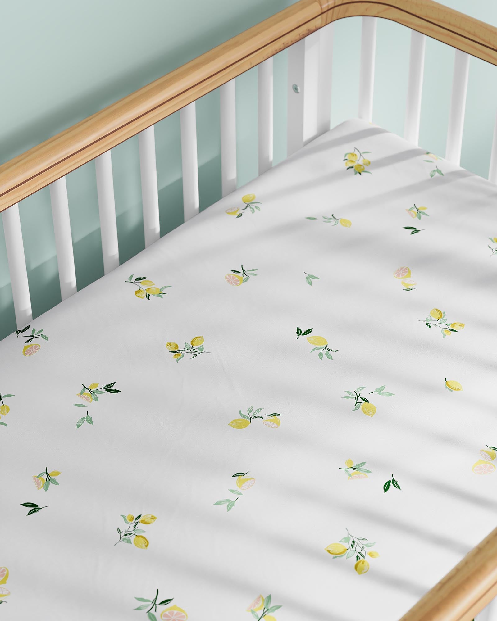 Set of 2 Organic Cotton Sheets with Adorable Patterns Sicily Sheet Set Nestig