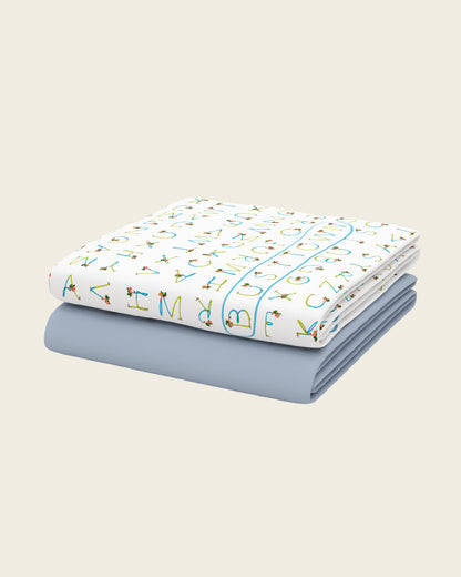 Lowly Worm Word Search Crib Sheet Set | Richard Scarry x Nestig