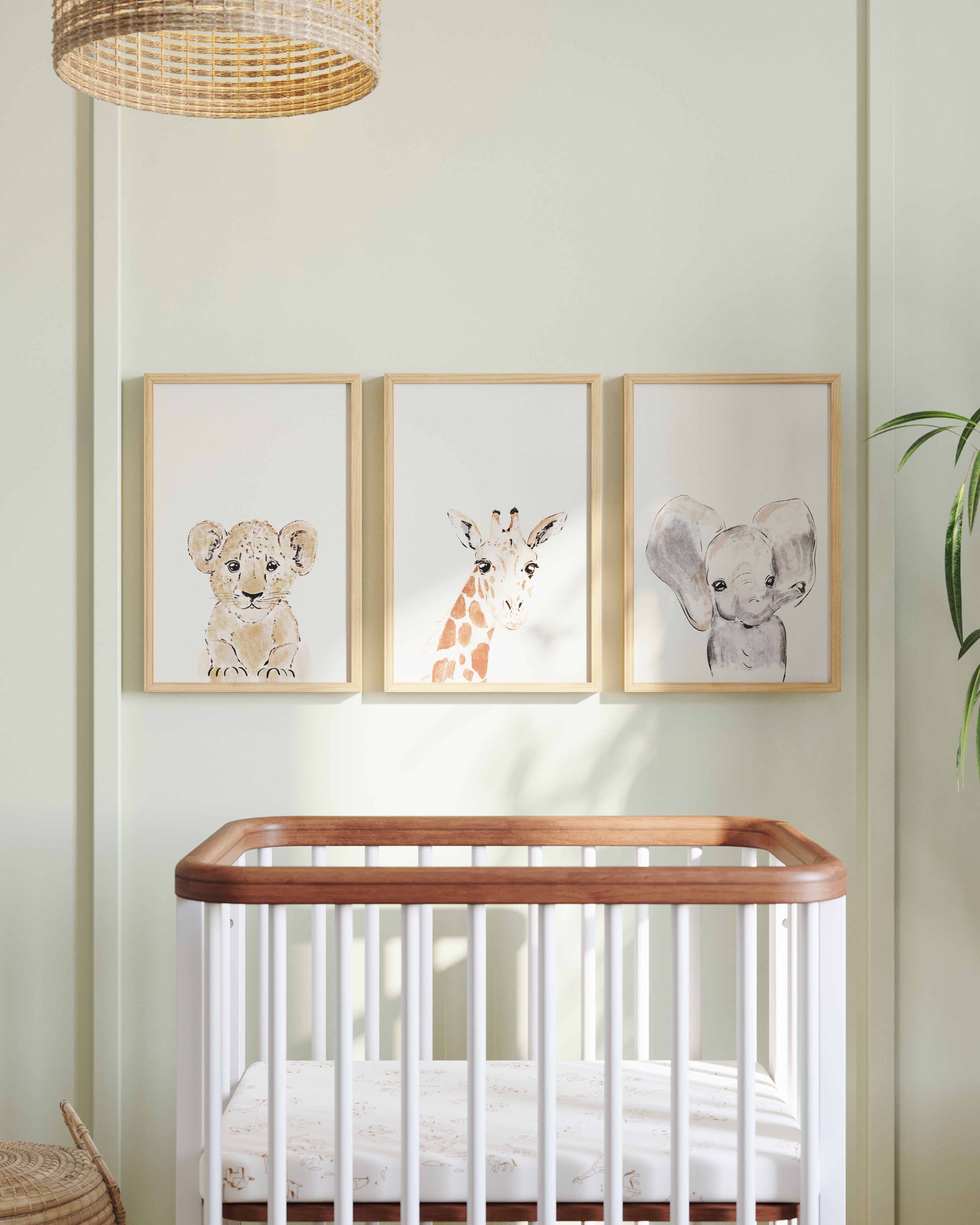 Fashion safari room decor baby