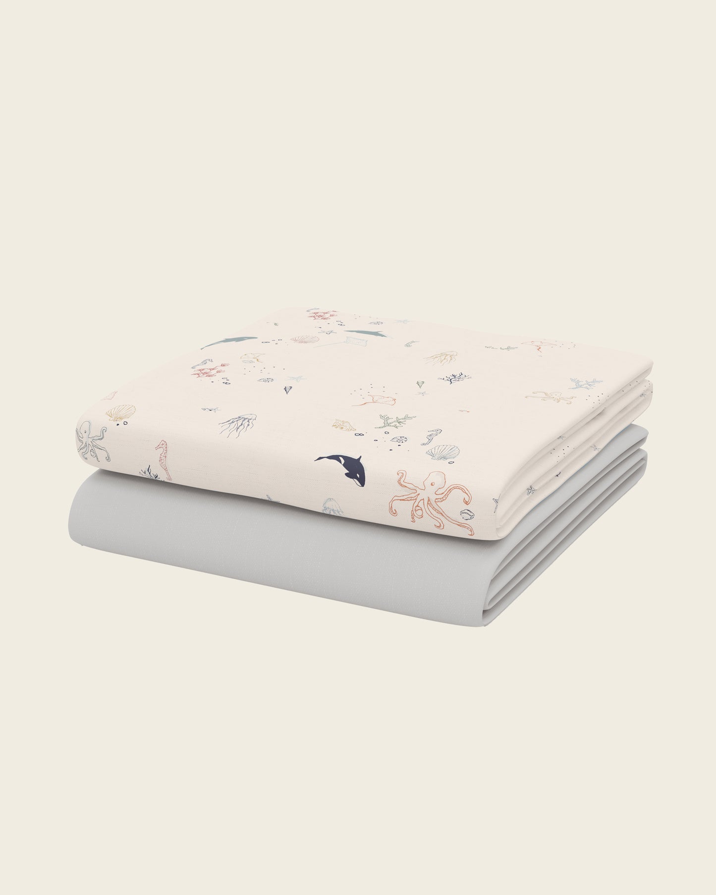 Seascape Crib Sheet Set